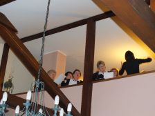 Restauracja Kapias - spotkanie przy choince 2012 - występ chóru DZWON z Orzesza