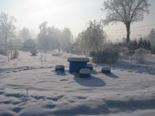 Ogród CISZA zimą   
