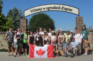Światowe Dni Młodzieży   lipiec 2016   Kanadyjczycy  w Ogrodach KAPIAS